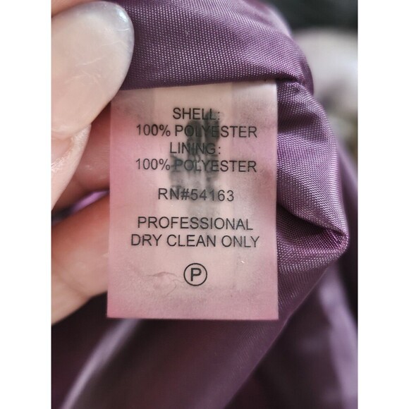 Calvin Klein Women's Purple Formal Maxi Dress Size Small - Picture 12 of 13